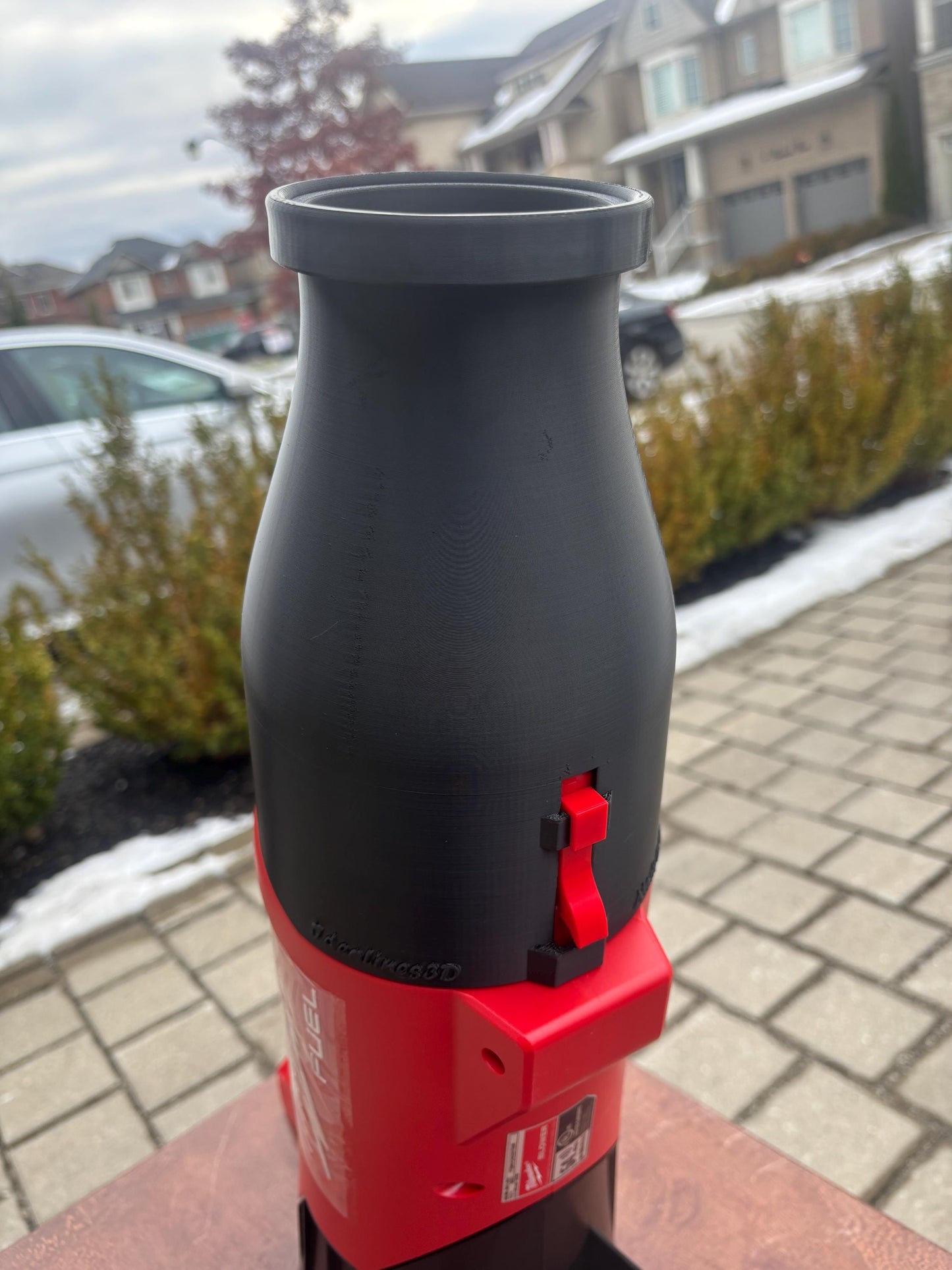 Buse ronde courte pour souffleur de feuilles Milwaukee M18 3017 (nouveau modèle)