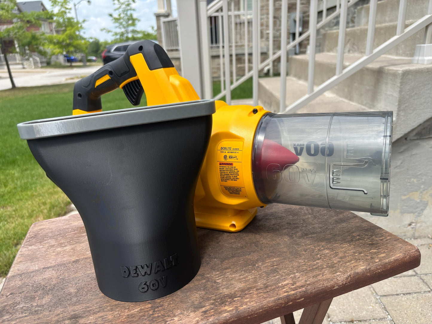 Short Flat Nozzle For DeWalt 60V DCBL772 and DCBL777 Leaf Blower