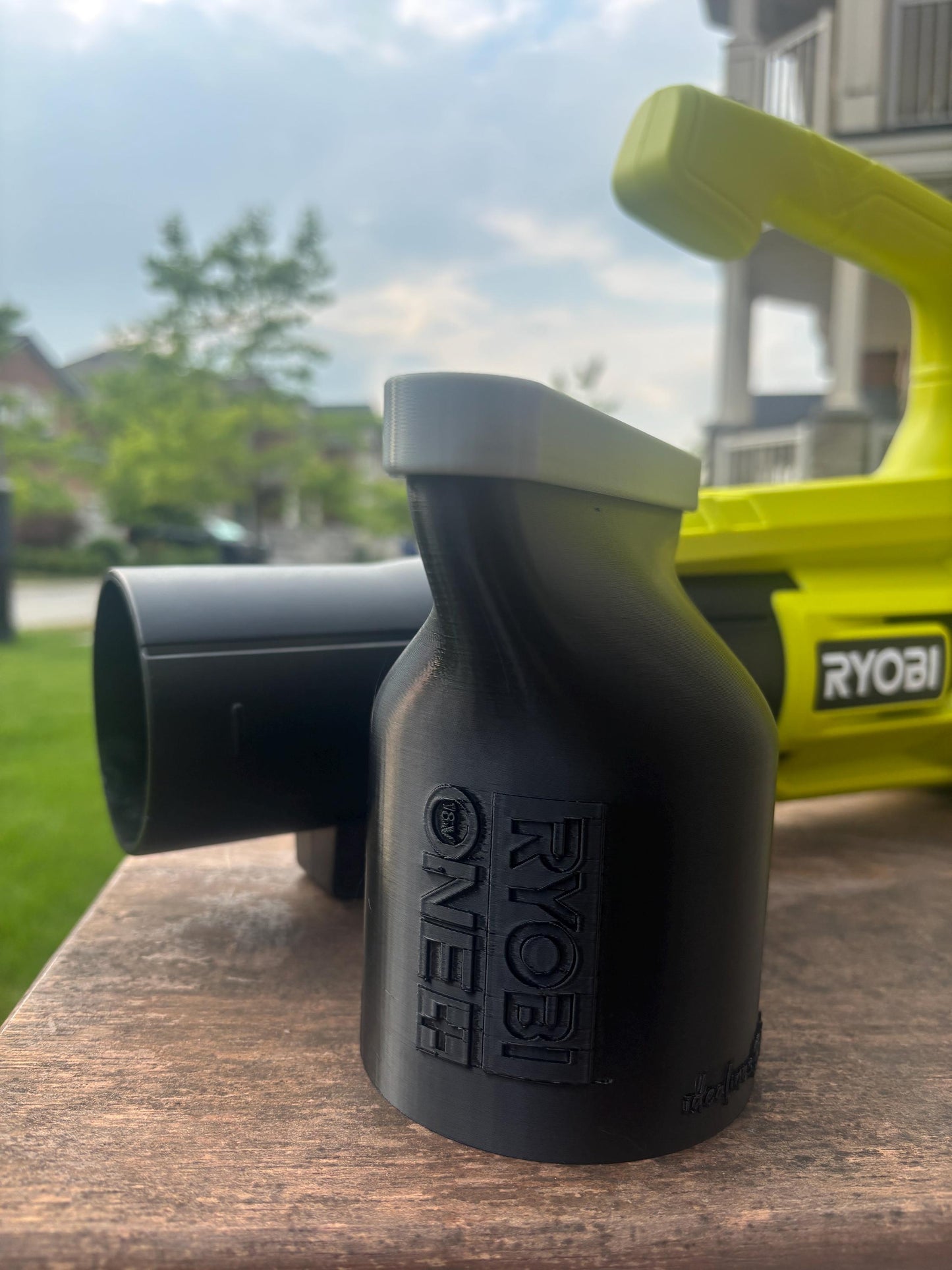 Short Flat Nozzle For Ryobi 18V ONE+ 250CFM and 90MPH P21011 Leaf Blower