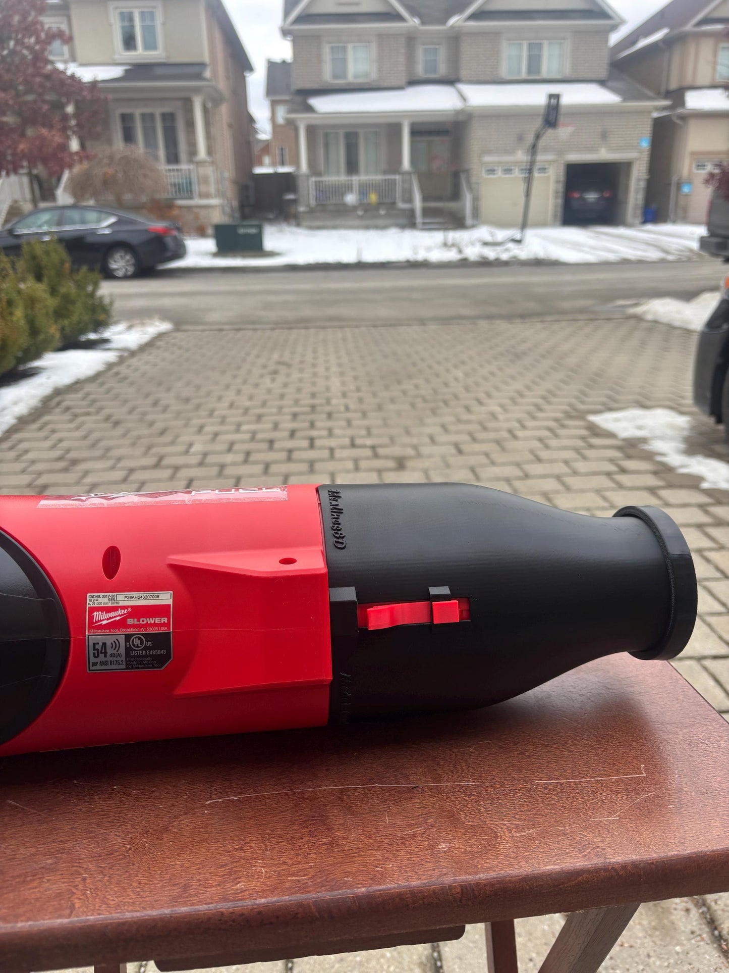 Buse ronde courte pour souffleur de feuilles Milwaukee M18 3017 (nouveau modèle)