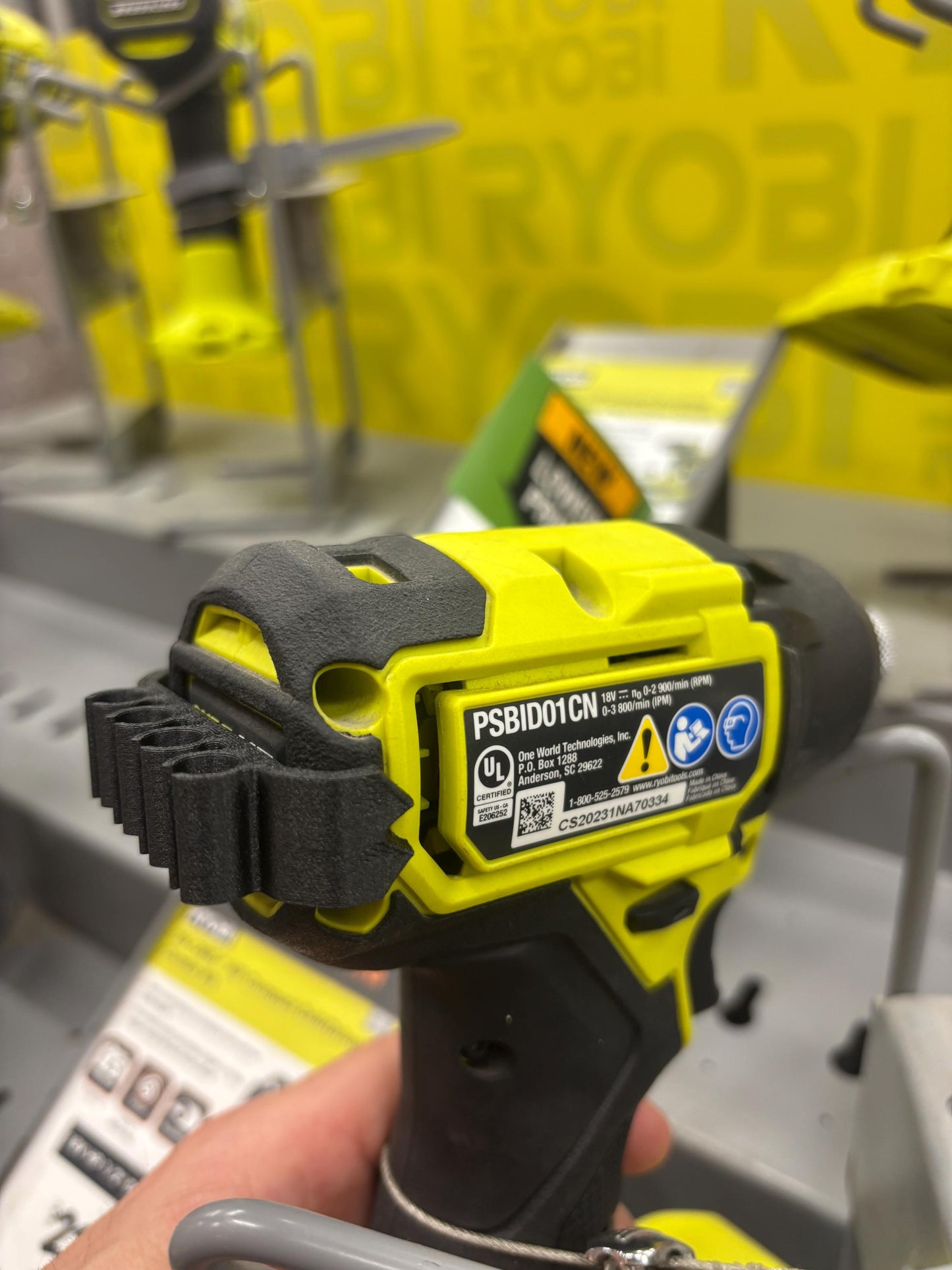 Bit Back Attachment Holder for Ryobi Drill Driver (pair)