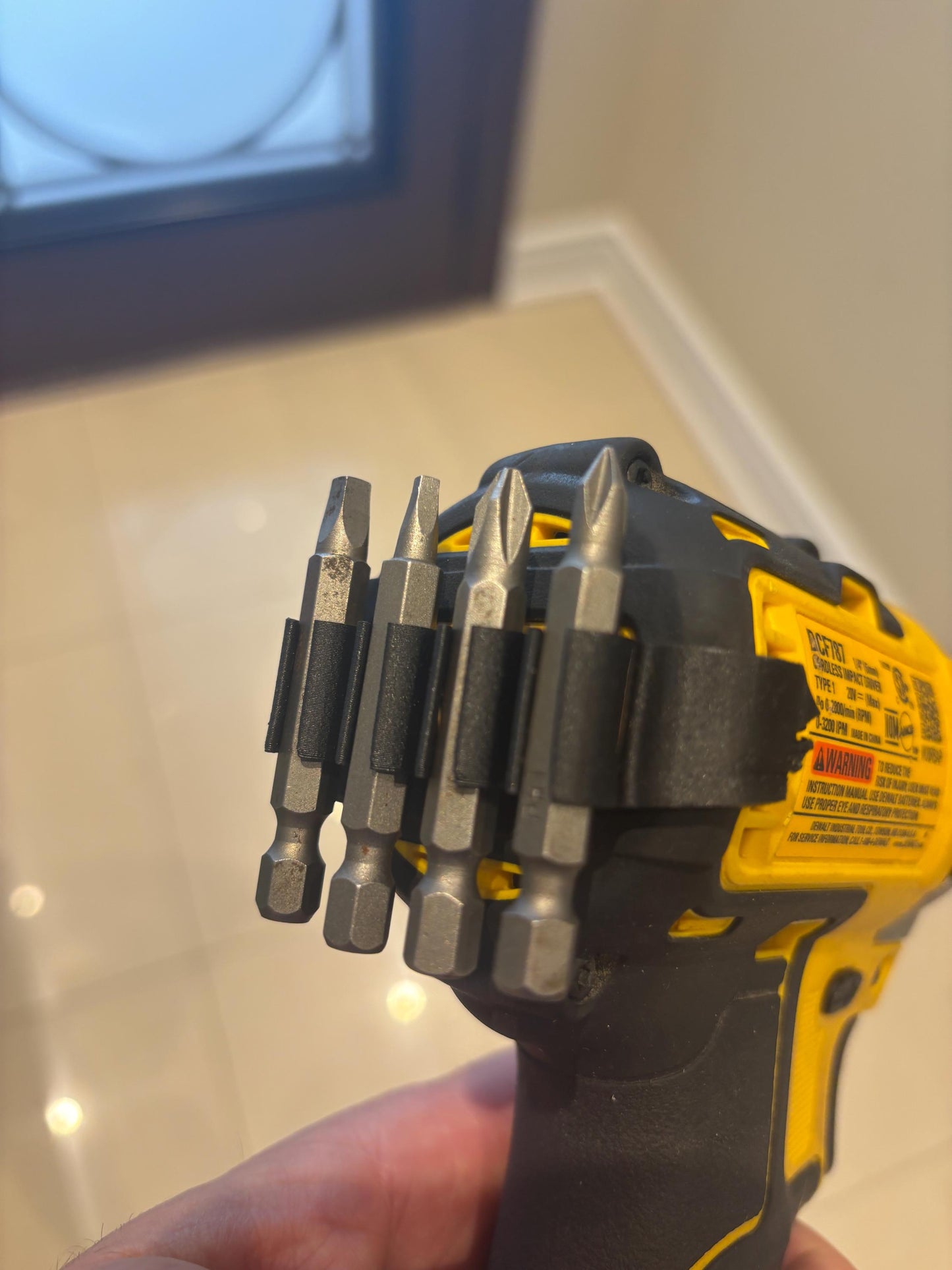 Bit Back Attachment Holder for DeWalt Drill Driver (pair)