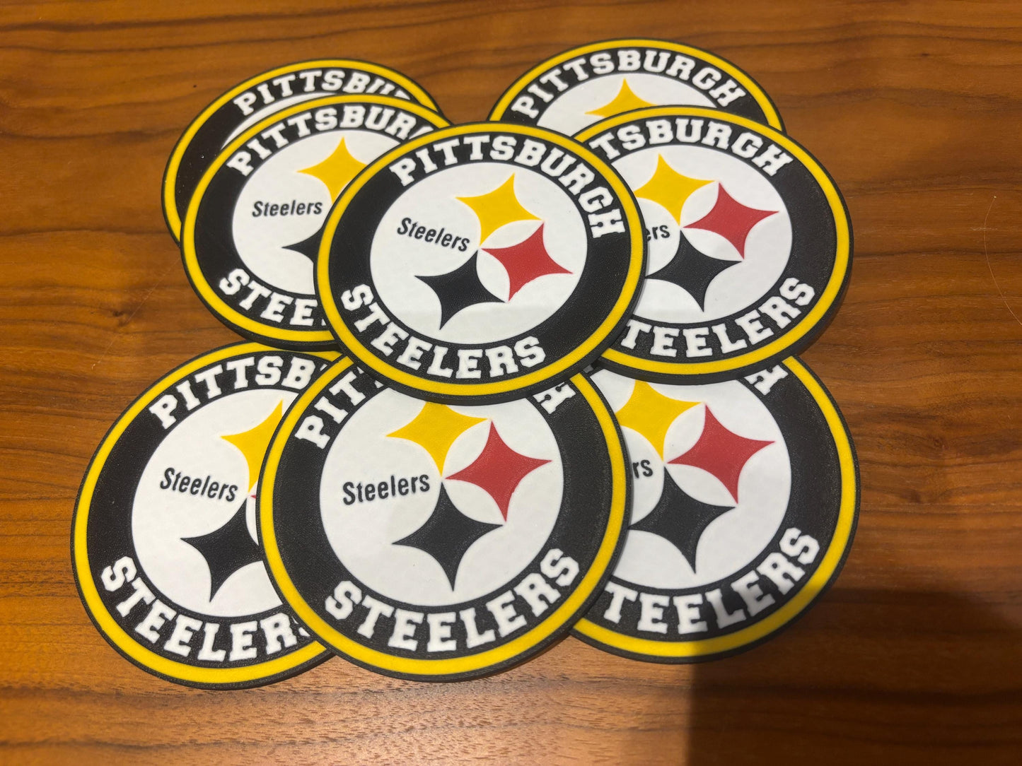 NFL Pittsburgh Steelers Drink Coasters (pack of 4 or 8)