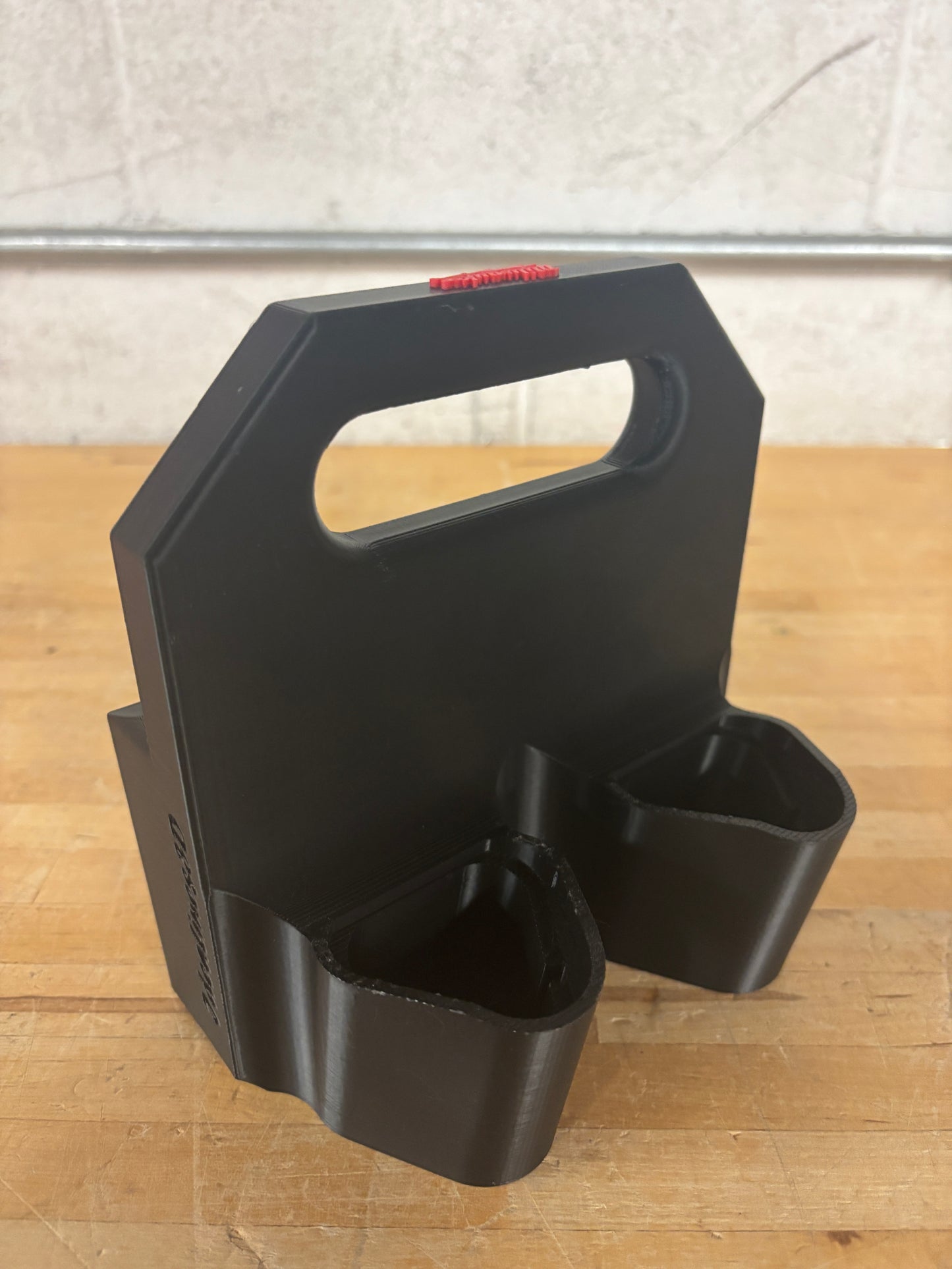 Battery Caddy for Milwaukee Combo M12 and M18 Batteries – holds 4 Batteries, Optional Milwaukee Packout Mounting