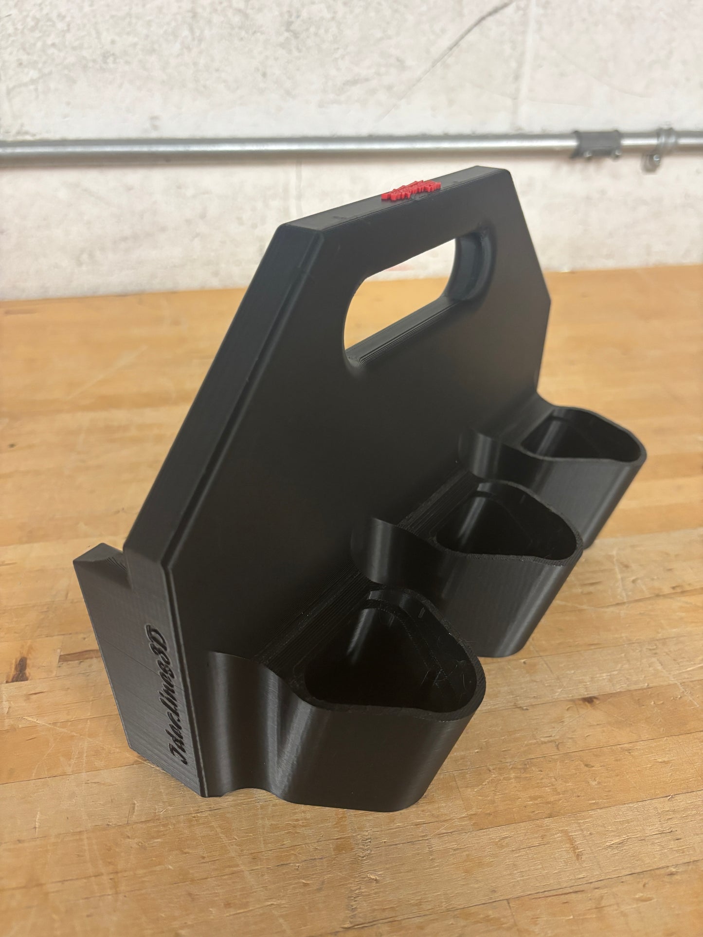 Battery Caddy for Milwaukee Combo M12 and M18 Batteries – holds 6 Batteries, Optional Milwaukee Packout Mounting