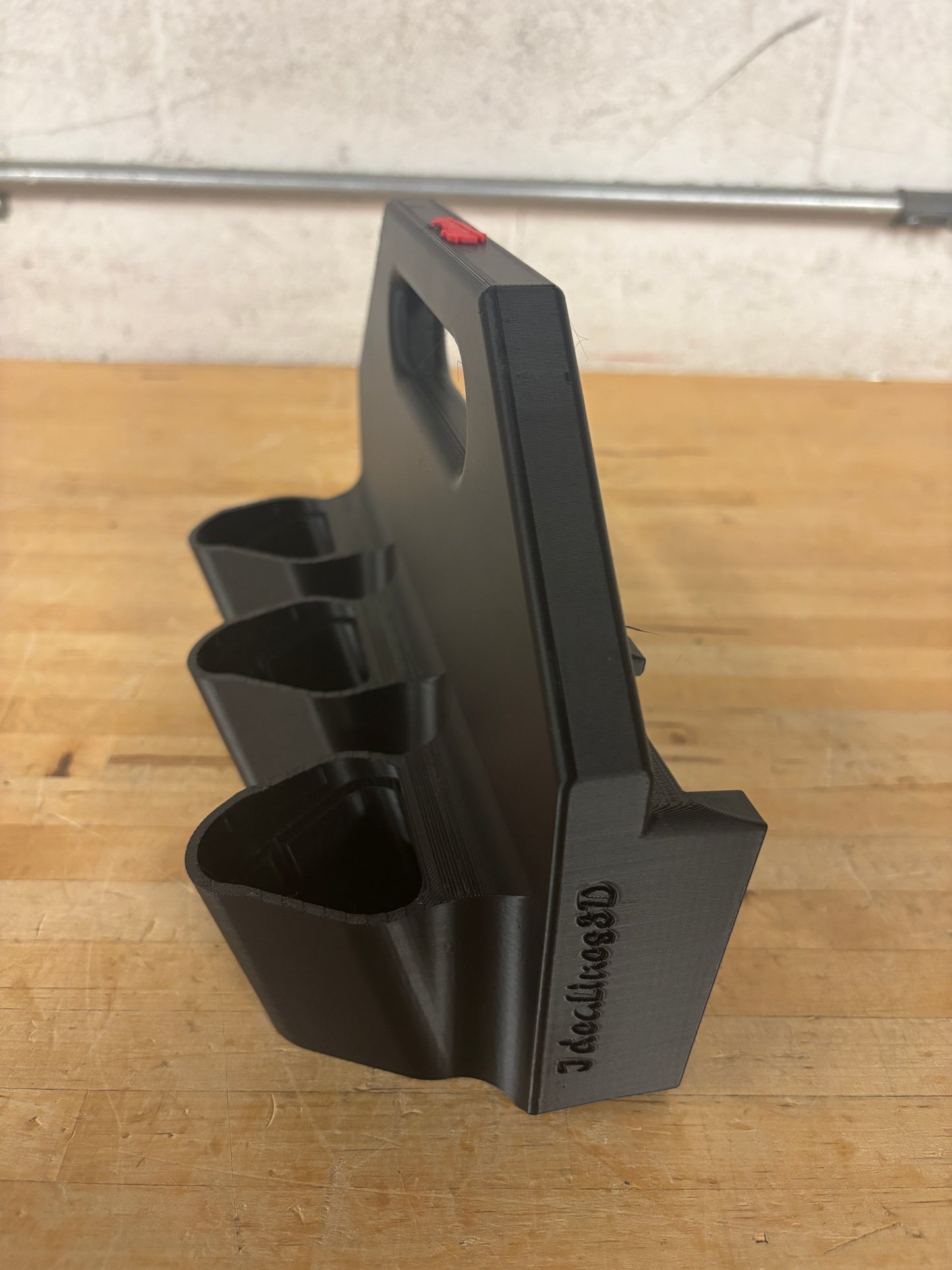 Battery Caddy for Milwaukee Combo M12 and M18 Batteries – holds 6 Batteries, Optional Milwaukee Packout Mounting