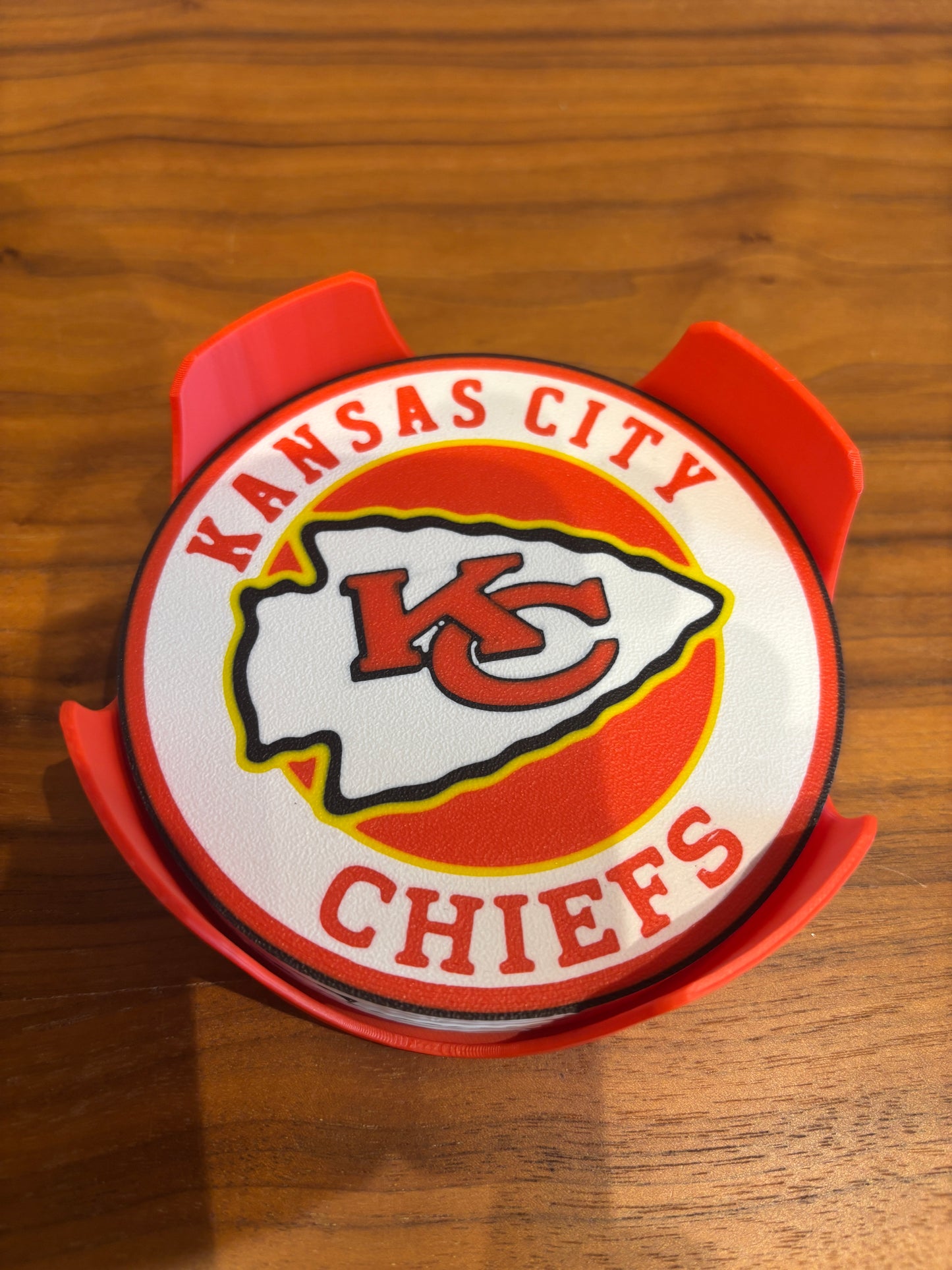 NFL Kansas City Chiefs Drink Coasters (pack of 4 or 8)