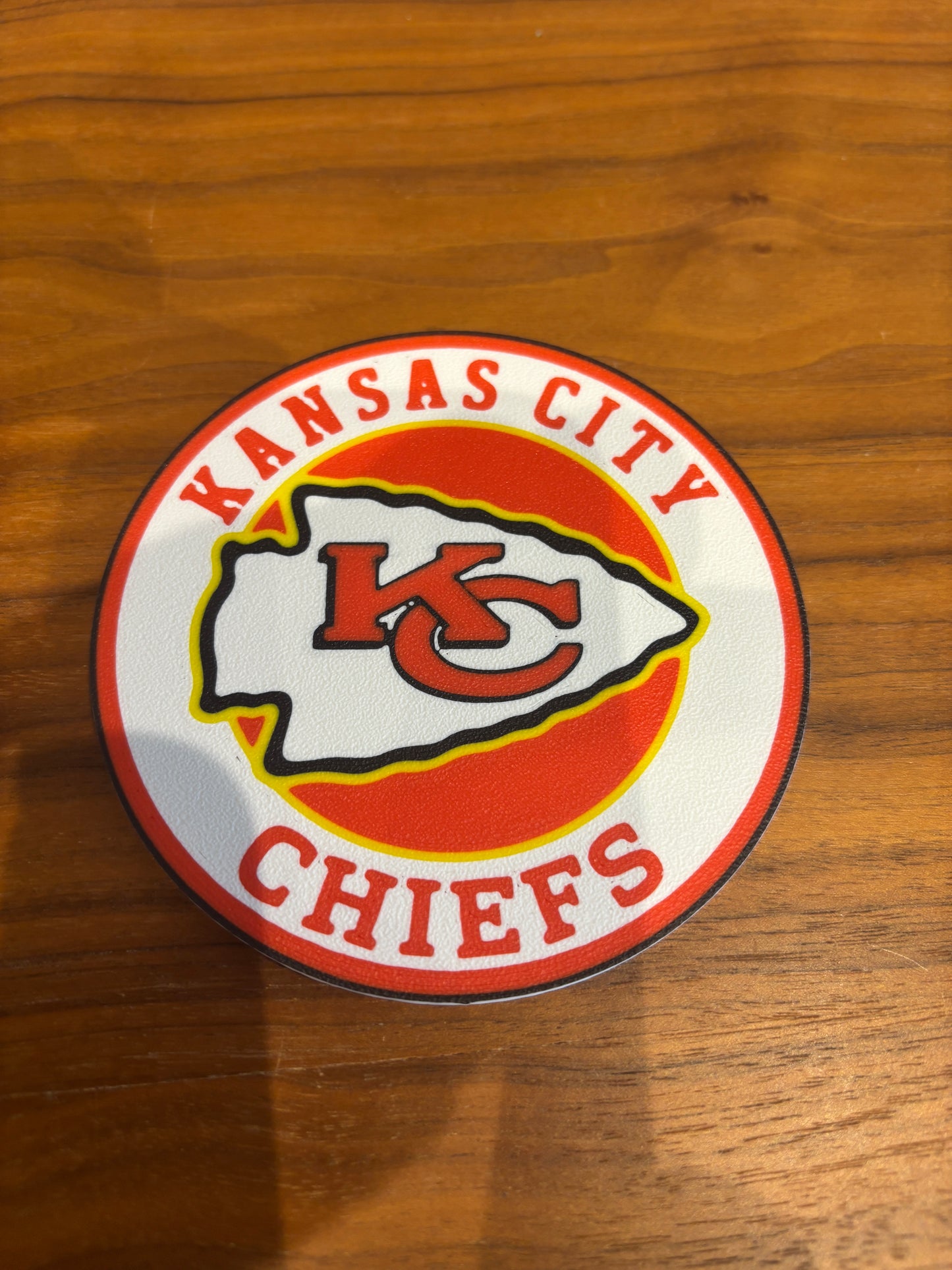 NFL Kansas City Chiefs Drink Coasters (pack of 4 or 8)