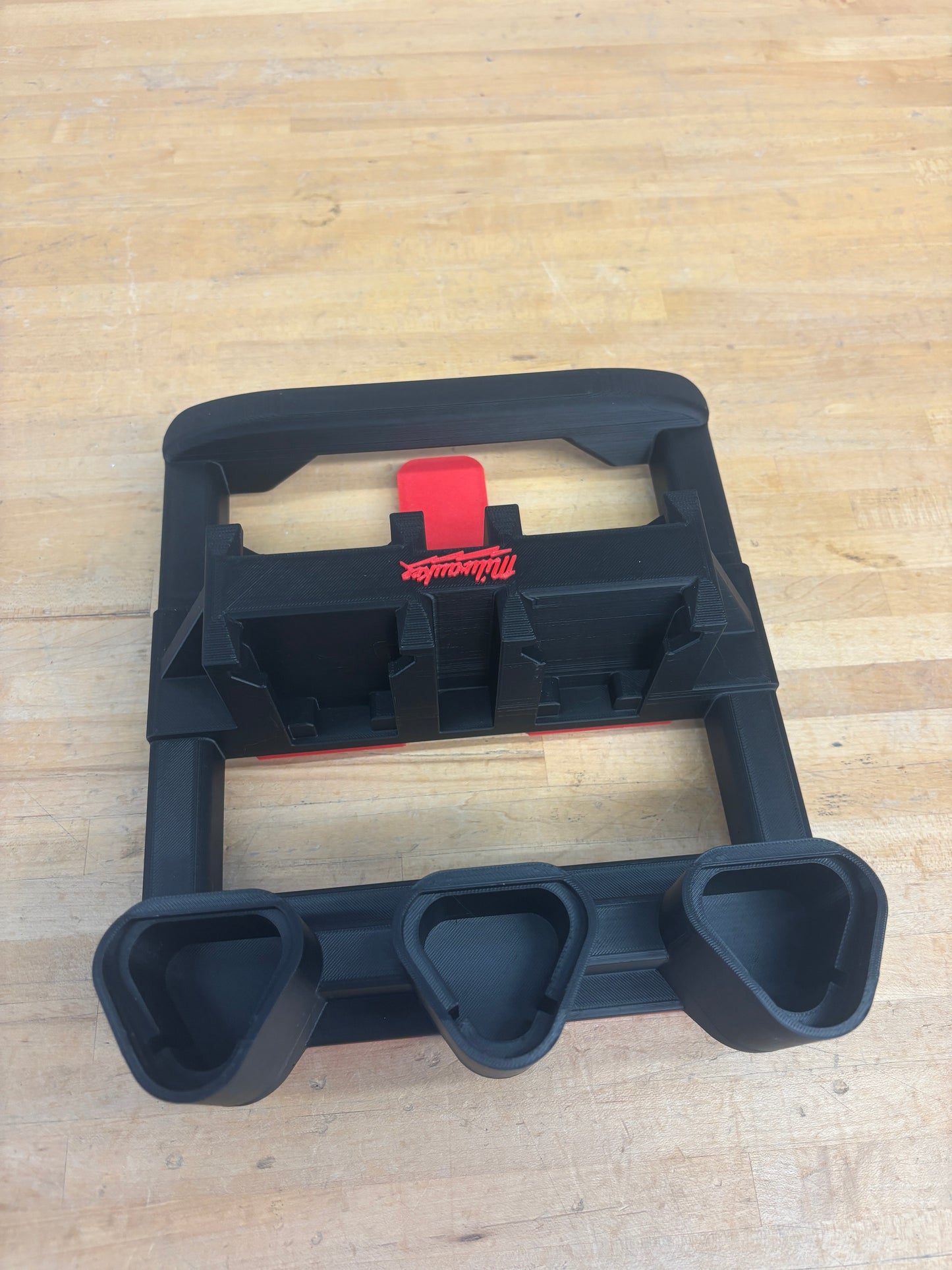 Milwaukee Packout Holder Carrier for Milwaukee M12 and M18 Batteries - holds 3xM12 and 4xM18 Batteries