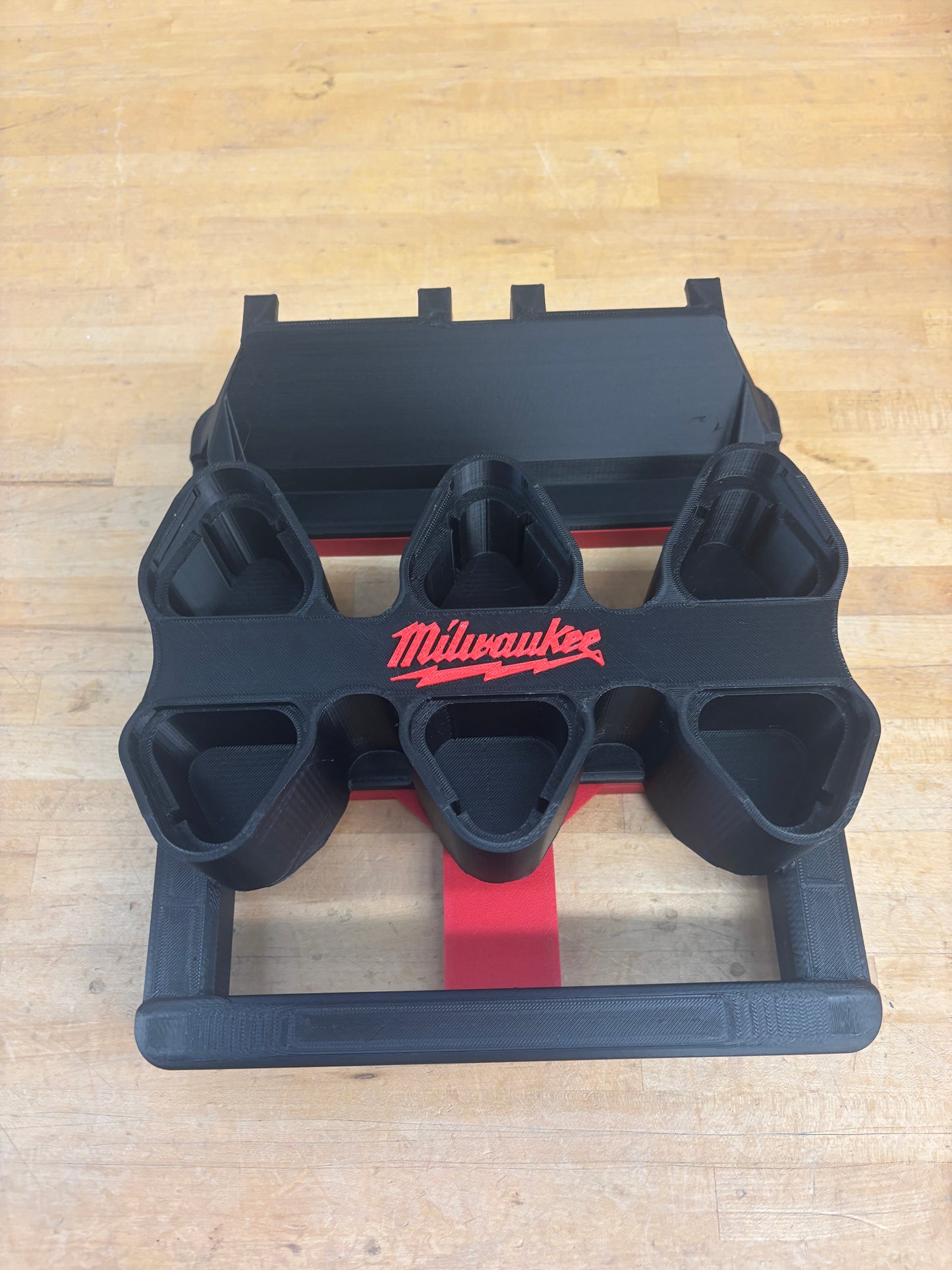 Milwaukee Packout Holder Carrier for Milwaukee M12 and M18 Batteries - holds 6xM12 and 2xM18 Batteries