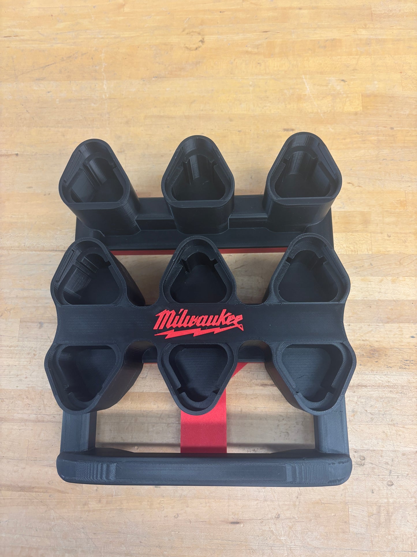 Milwaukee Packout Holder Carrier for Milwaukee M12 Batteries - holds 9 Batteries