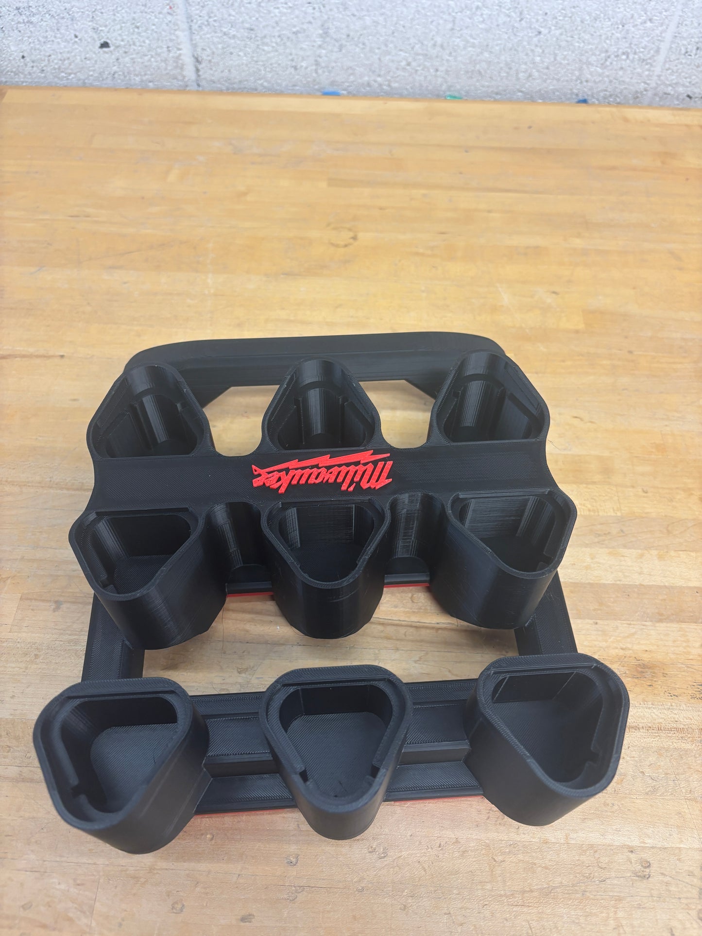 Milwaukee Packout Holder Carrier for Milwaukee M12 Batteries - holds 9 Batteries