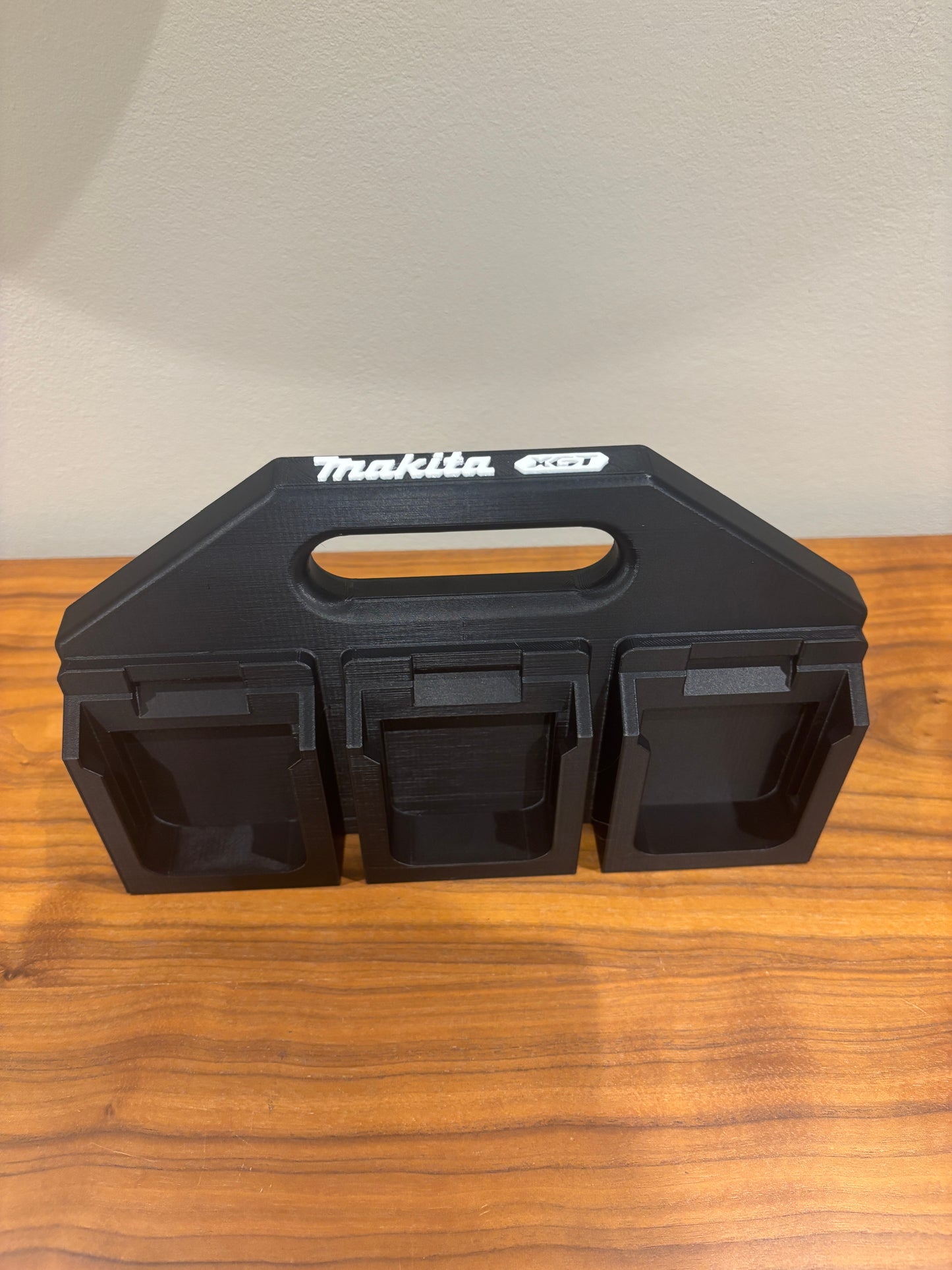 Support de batterie pour batteries Makita XGT 40 V – pour 6 batteries, fixation Milwaukee Packout en option
