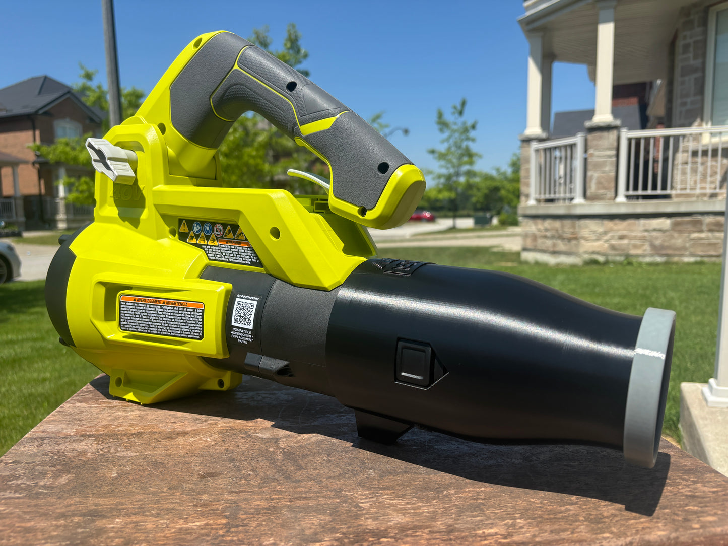 Short Round Nozzle For Ryobi 40V 120MPH 450CFM RY404012 Leaf Blower