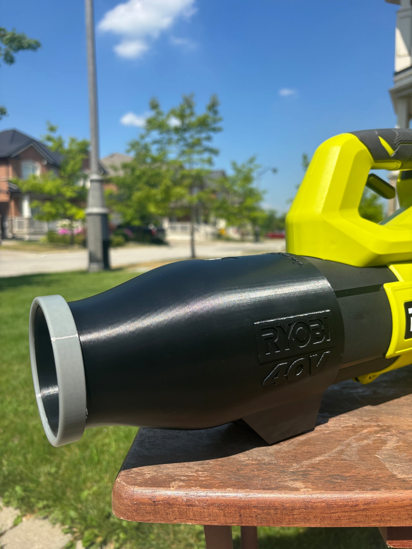 Short Round Nozzle For Ryobi 40V 120MPH 550CFM RY40LB01 Leaf Blower