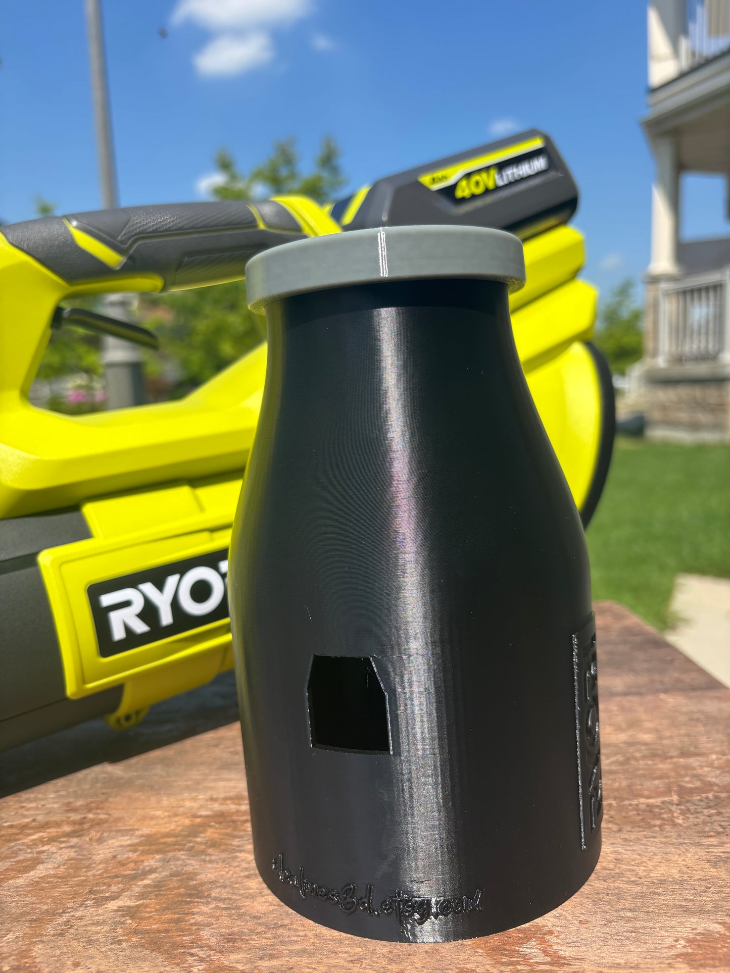 Short Round Nozzle For Ryobi 40V 120MPH 550CFM RY40LB01 Leaf Blower
