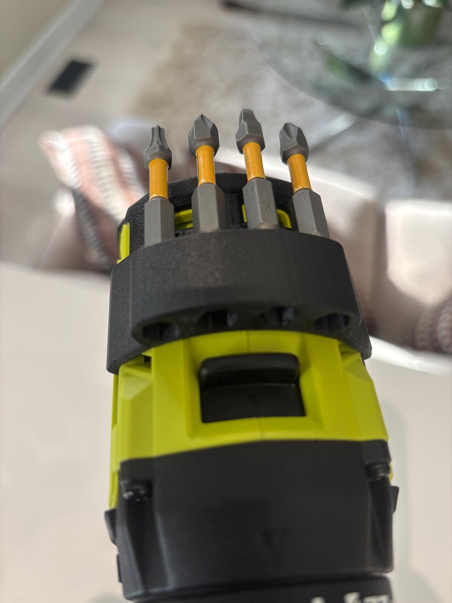 Bit Top Attachment Holder for Ryobi Drill Driver