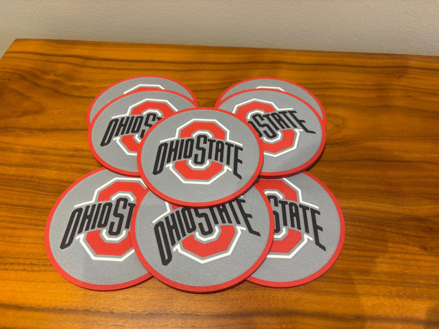 NCAAF College Football Ohio State Buckeyes Drink Coasters (pack of 4 or 8)