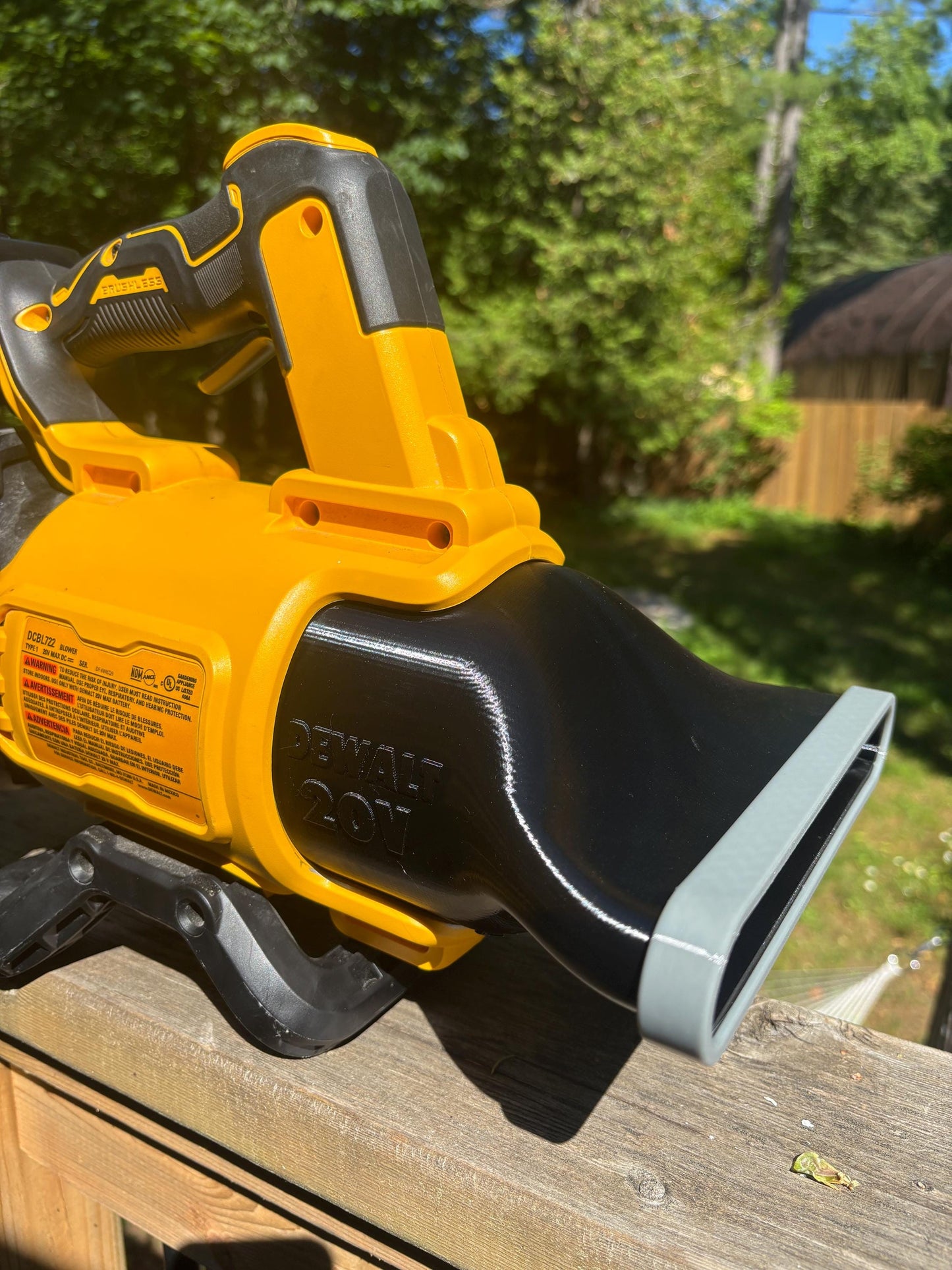 Short Flat Nozzle For DeWalt 20V DCBL722 Leaf Blower