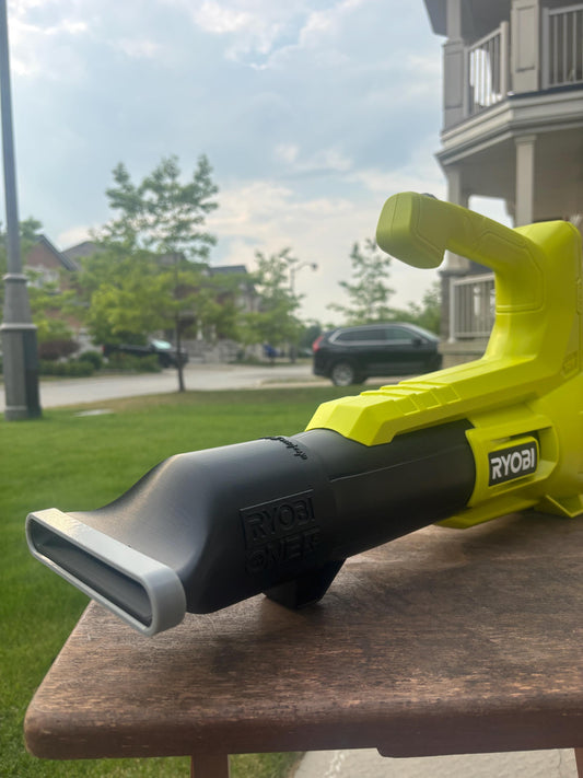 Short Flat Nozzle For Ryobi 18V ONE+ 250CFM and 90MPH P21011 Leaf Blower