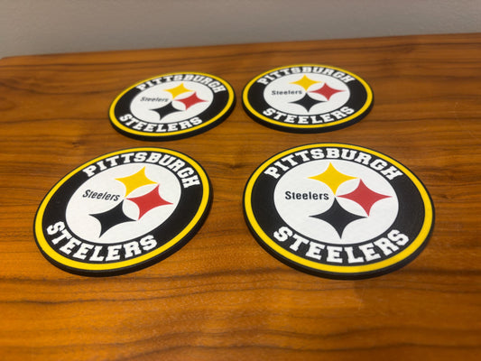 NFL Pittsburgh Steelers Drink Coasters (pack of 4 or 8)