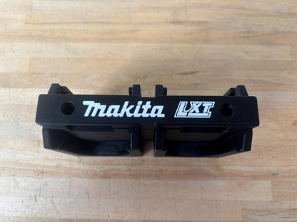 Wall Mount Holder for Makita 18V LXT Batteries – holds 4 Batteries, Optional Packout Mounting