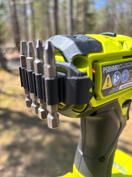 Bit Back Attachment Holder for Ryobi Drill Driver (pair)