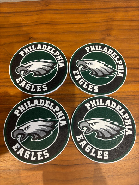 NFL Philadelphia Eagles Drink Coasters (pack of 4 or 8)