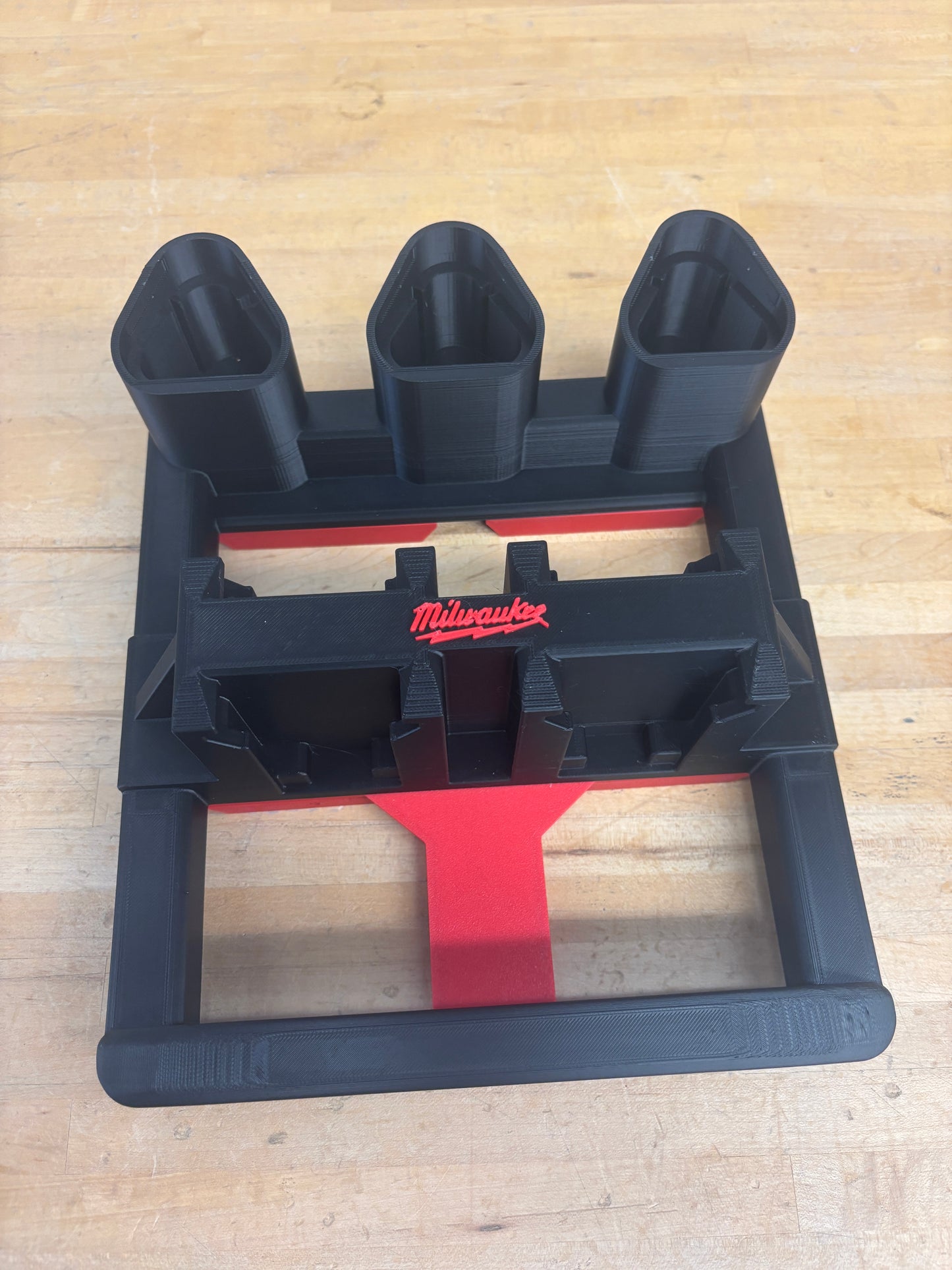 Milwaukee Packout Holder Carrier for Milwaukee M12 and M18 Batteries - holds 3xM12 and 4xM18 Batteries