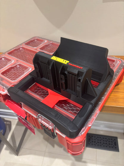 Milwaukee Packout Holder Carrier for DeWalt 20V and 60V Batteries - holds 6 Batteries