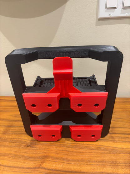 Milwaukee Packout Holder Carrier for DeWalt 20V and 60V Batteries - holds 6 Batteries