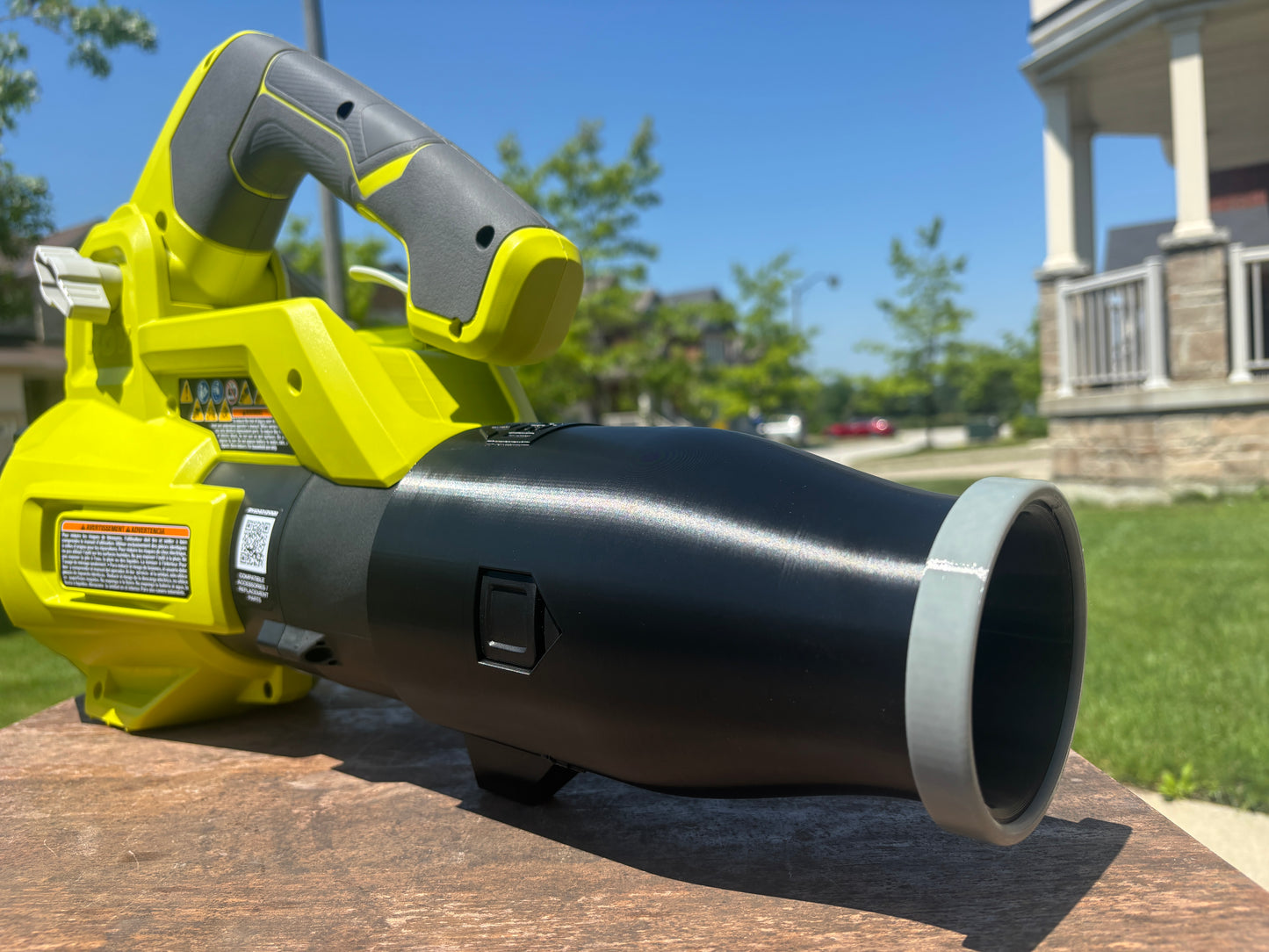 Short Round Nozzle For Ryobi 40V 120MPH 450CFM RY404012 Leaf Blower