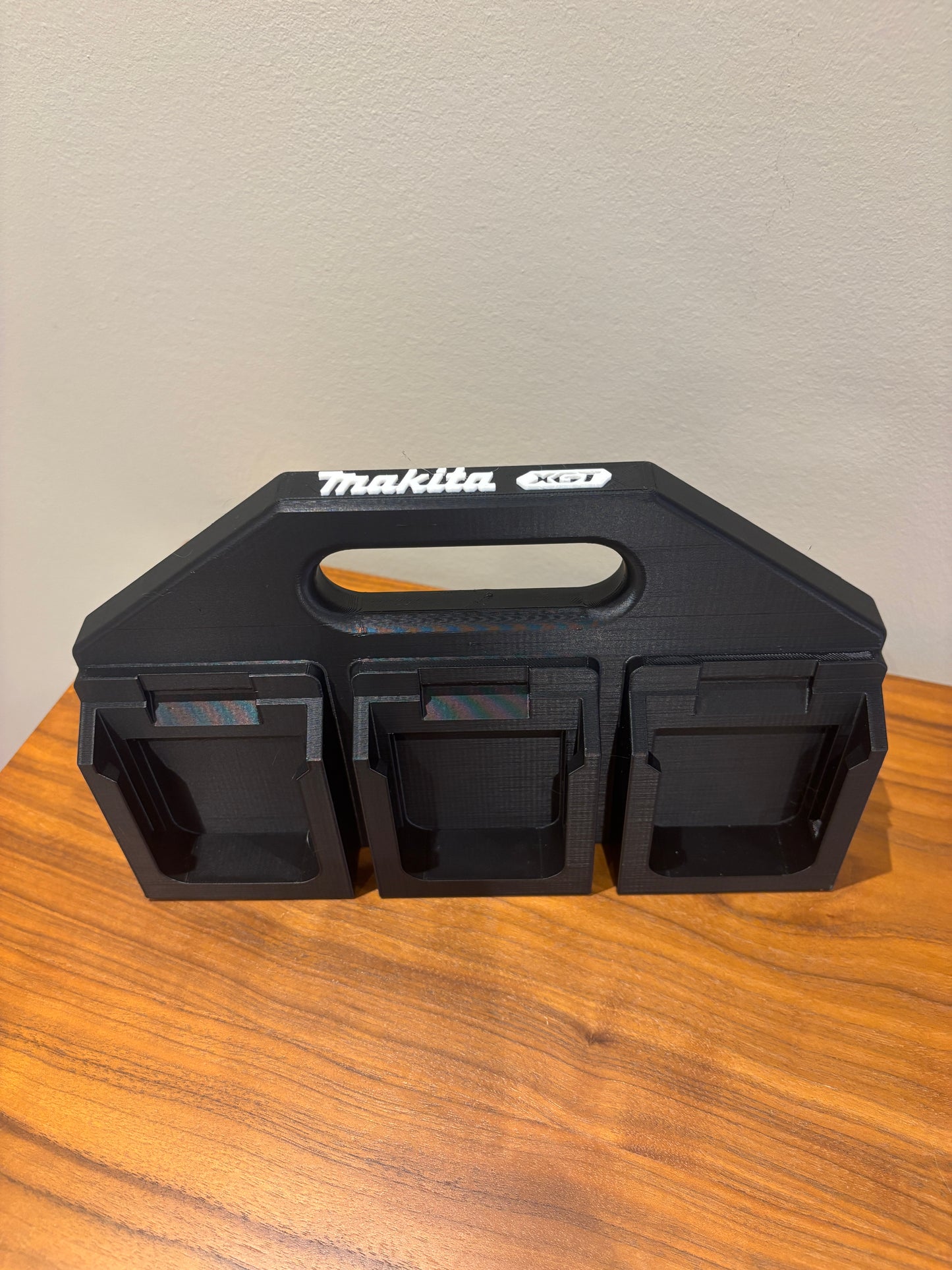 Support de batterie pour batteries Makita XGT 40 V – pour 6 batteries, fixation Milwaukee Packout en option