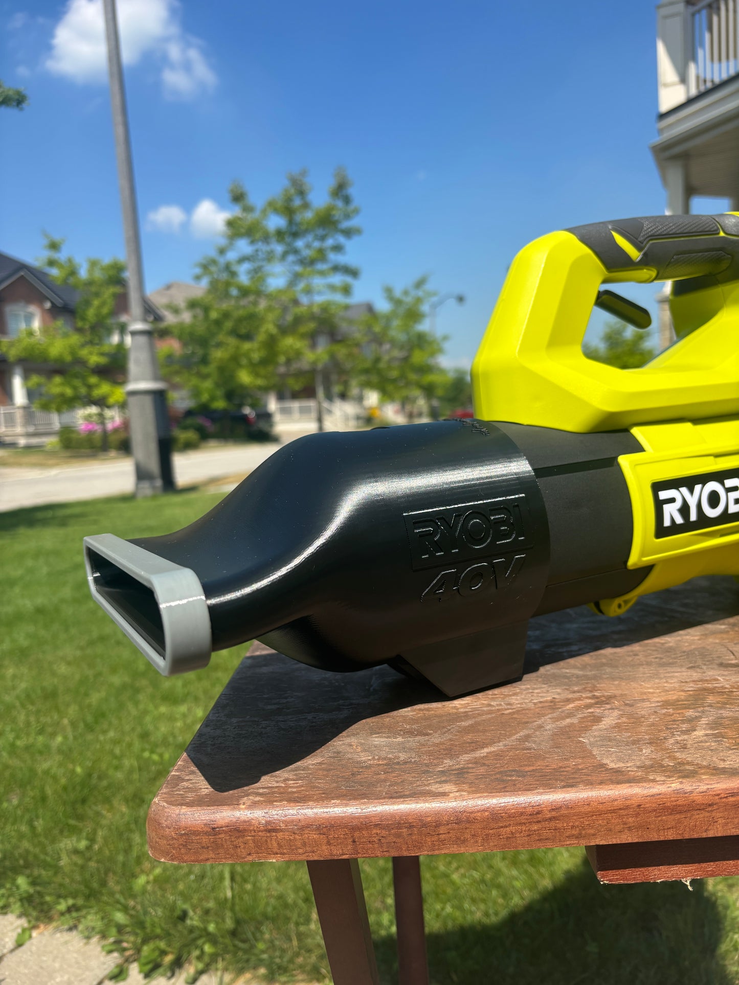 Short Flat Nozzle For Ryobi 40V 120MPH 550CFM RY40LB01 Leaf Blower
