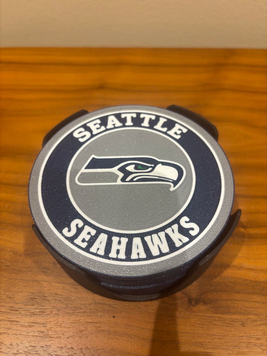 NFL Seattle Seahawks Drink Coasters (pack of 4 or 8)