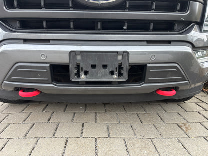 Ford F-150 2015+ Front Tow Hook Covers | Snap-Fit Design | Set of 2