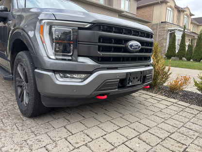 Ford F-150 2015+ Front Tow Hook Covers | Snap-Fit Design | Set of 2