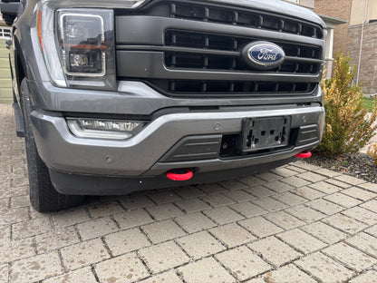 Ford F-150 2015+ Front Tow Hook Covers | Snap-Fit Design | Set of 2