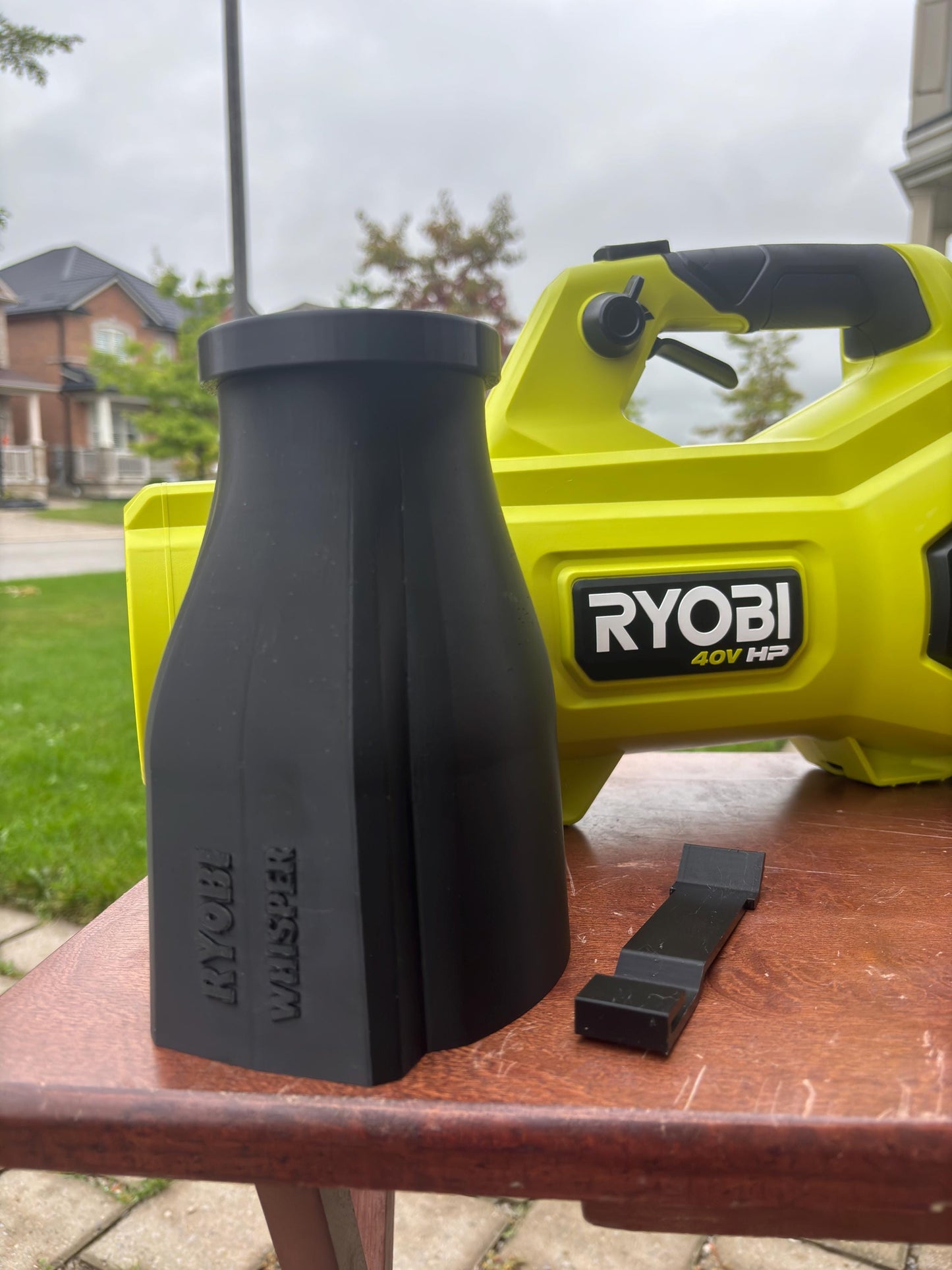 Short Round Nozzle For Ryobi Whisper 40V Leaf Blower RY404010VNM, RY404014VNM, RY404013VNM