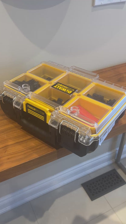 Support Milwaukee Packout « DeWaukee » pour batteries DeWalt 20 V/60 V et Milwaukee M18 – peut contenir 3 batteries DeWalt et 3 batteries Milwaukee M18